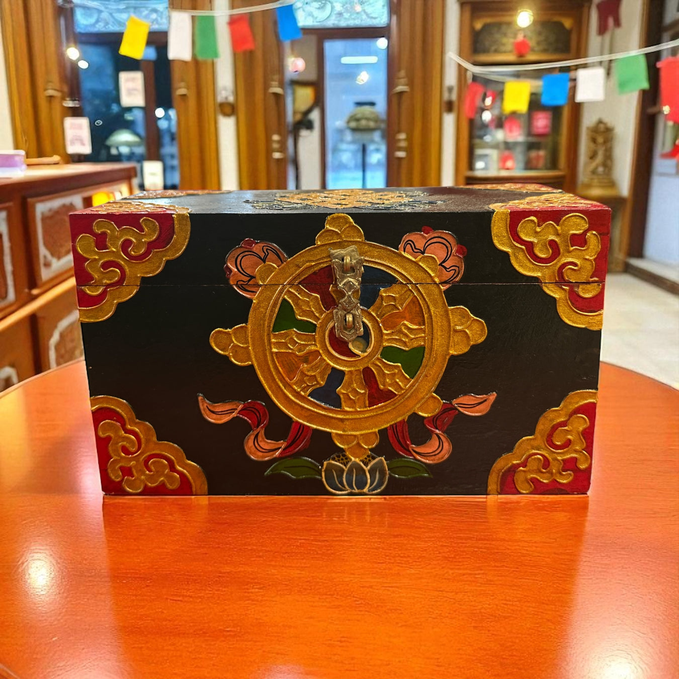 Scatole di Legno or metallo tibetano