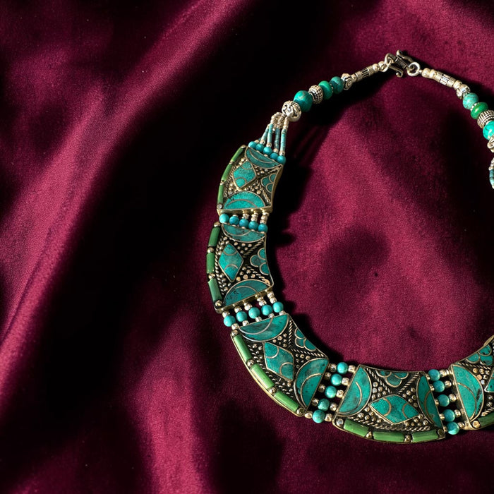 Tibetan turquoise necklace