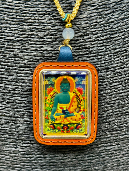 Amuleto a buddha del medicina ( collana)