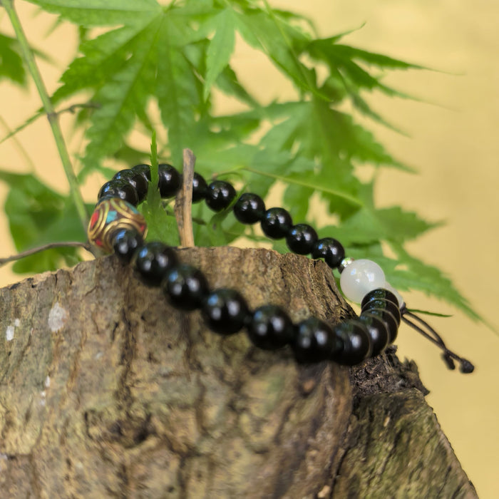 Braccialetto con tormalina nero