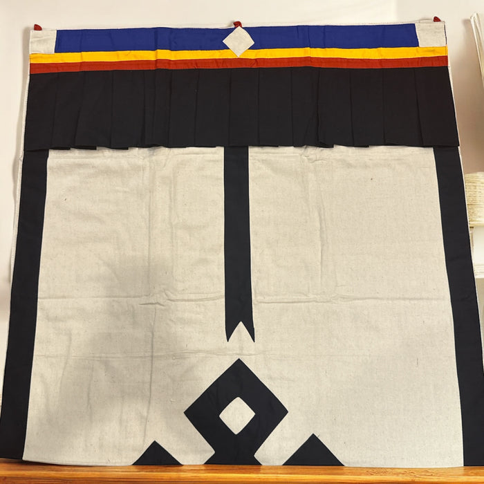 Tenta tibetana con simboli di nota infinito