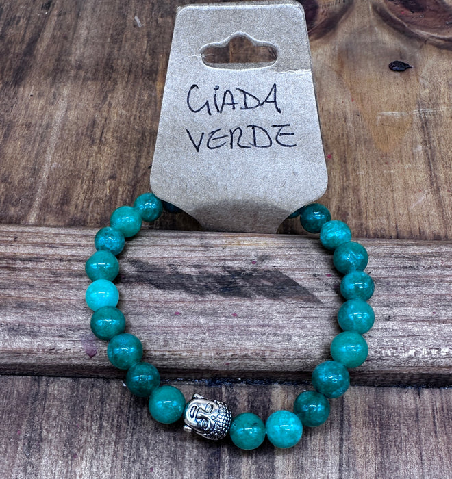 Bracciale a Giada con custodia di Seta