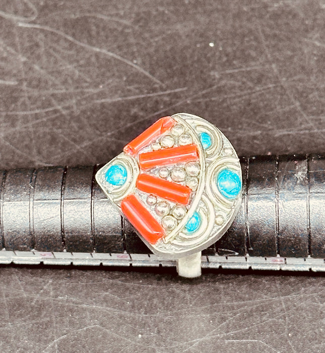 Anello tibetano con vari Pietri