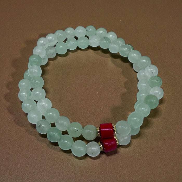 Braccialetto doppio Giro con Agata