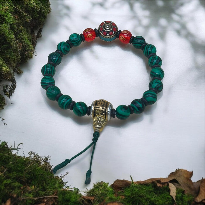 Braccialetto a malachite