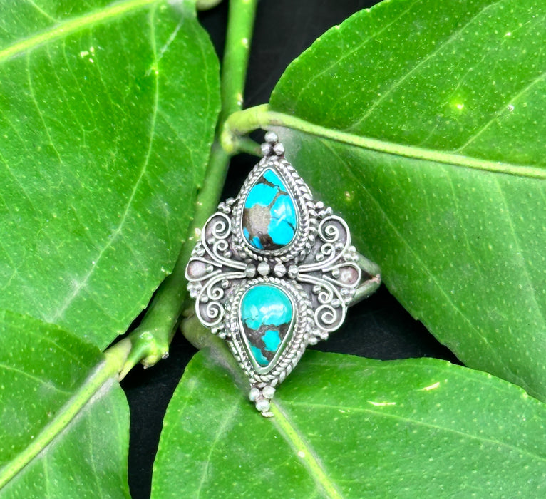 Tibetan Turquoise Ring
