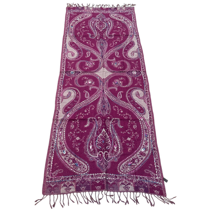 Sciarpa di Lana ricamata