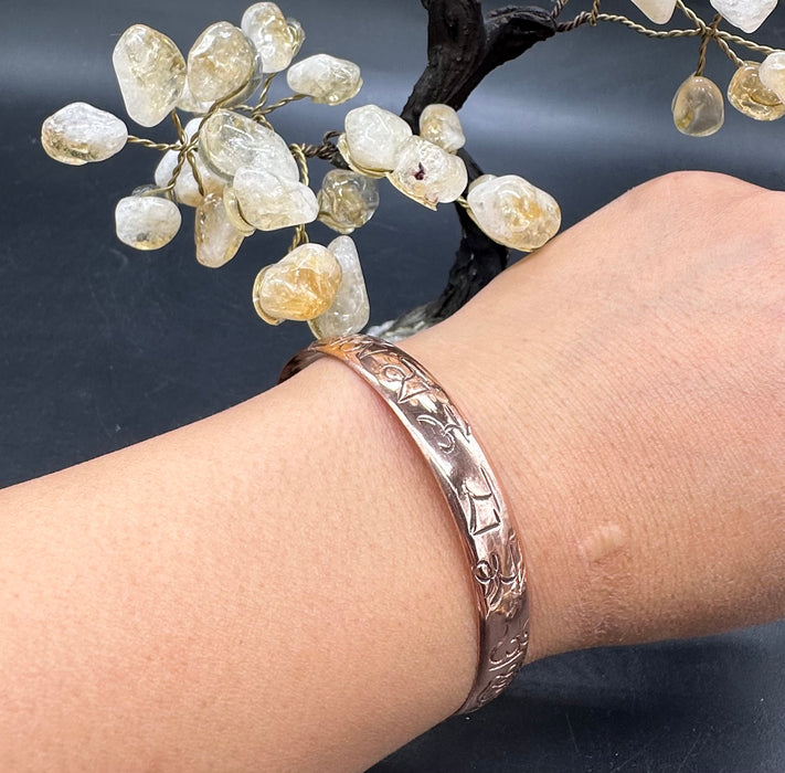 Bracciale con rame e preghiera