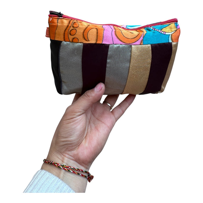 Borsata patchwork con sarà