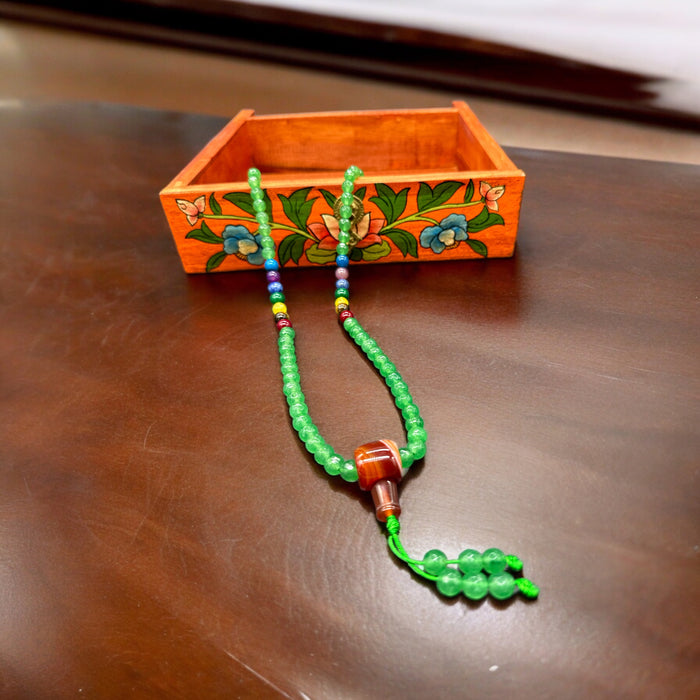 Mala108 grani con giada e  7 Chakra