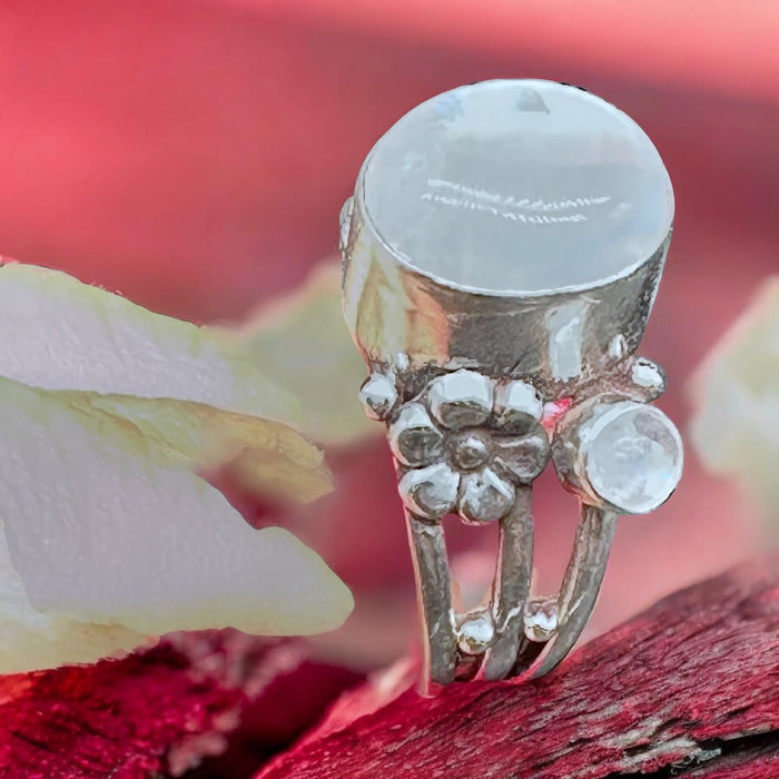 Tibetan Moonstone Ring