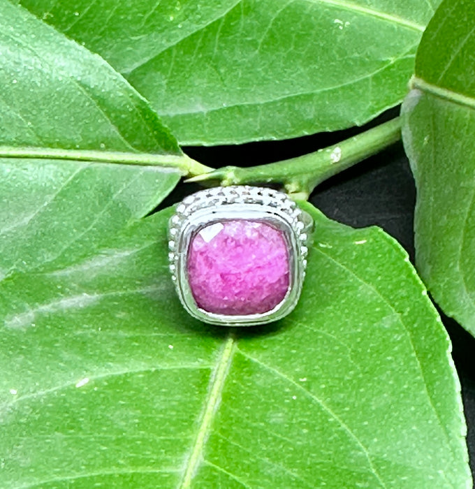 Tibetan Ring with Root Ruby Stone