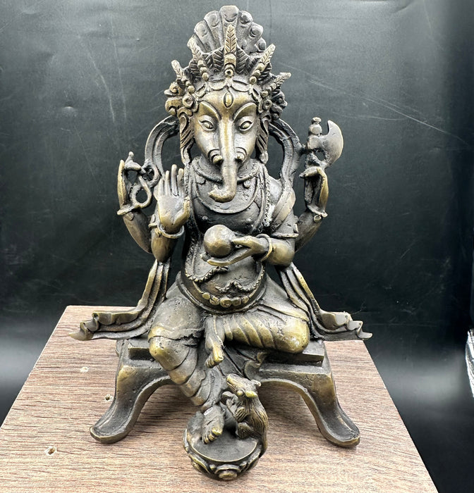 Ganesh in bronzo