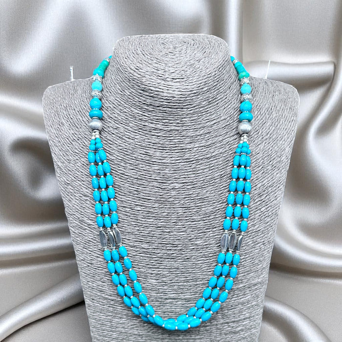 Collana tibetana con turchese