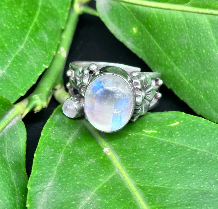 Tibetan Moonstone Ring