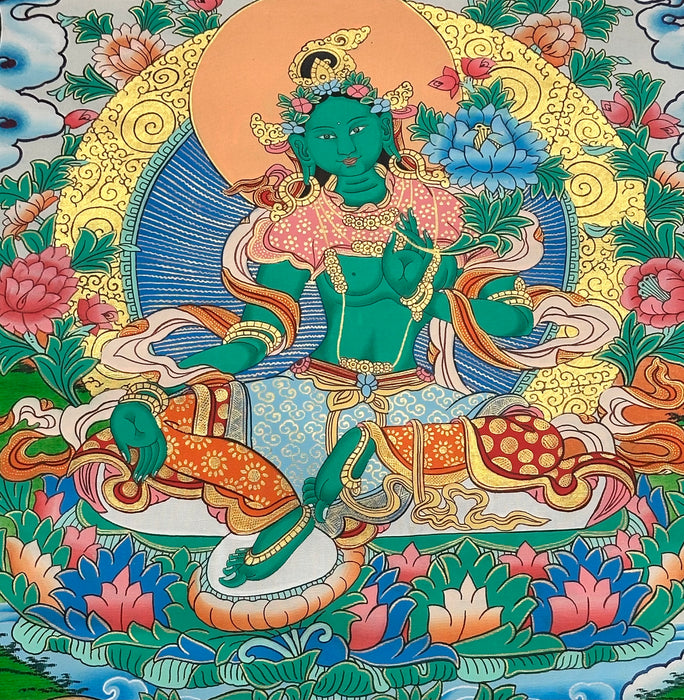 Thanka con 21 Tara