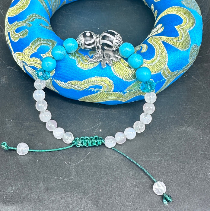 Braccialetto tibetano con elefante