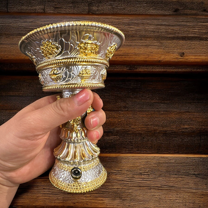LED Lampada tibetana tradizionale per fare offerta