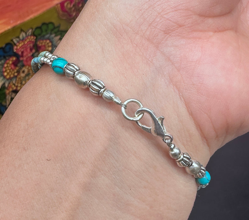 Bracciale tibetano con vari Pietri