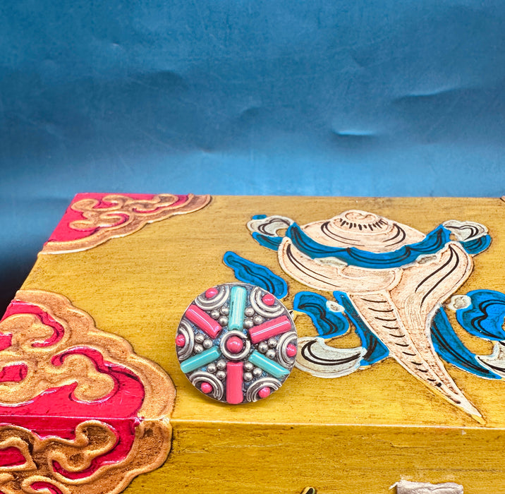 Anello tibetano con vari Pietri