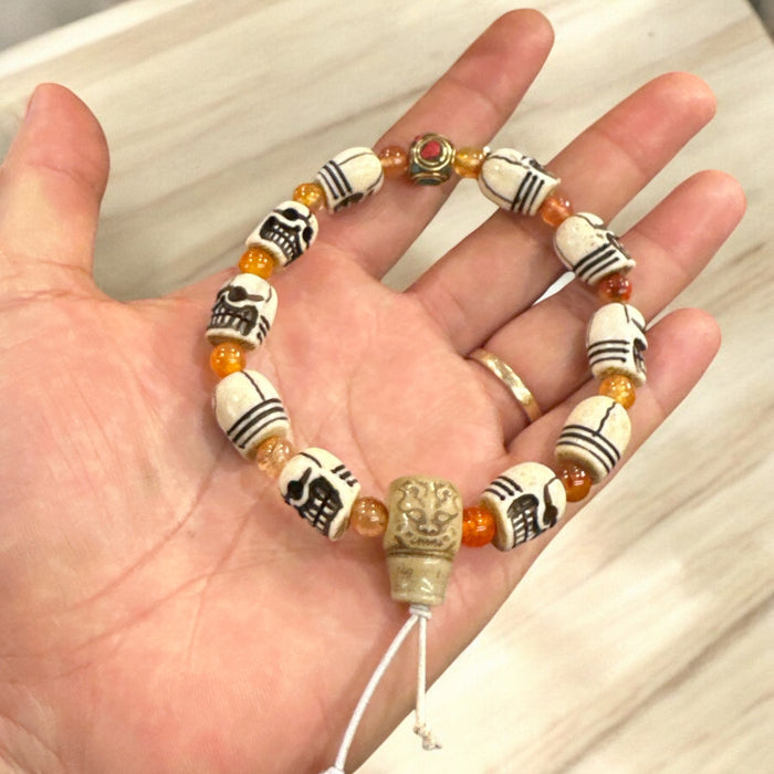 Bracciale con teschio