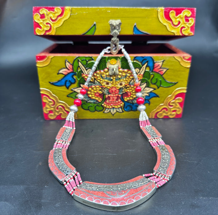 Collana tibetana girocollo