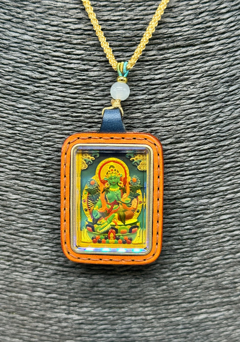 Amuleto con tara verde (collana)