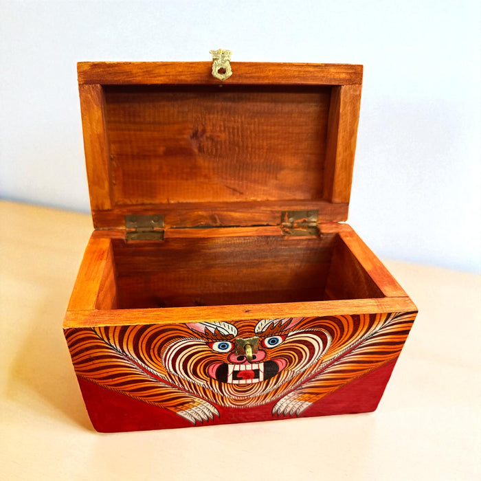 Scatola di legno a tigre