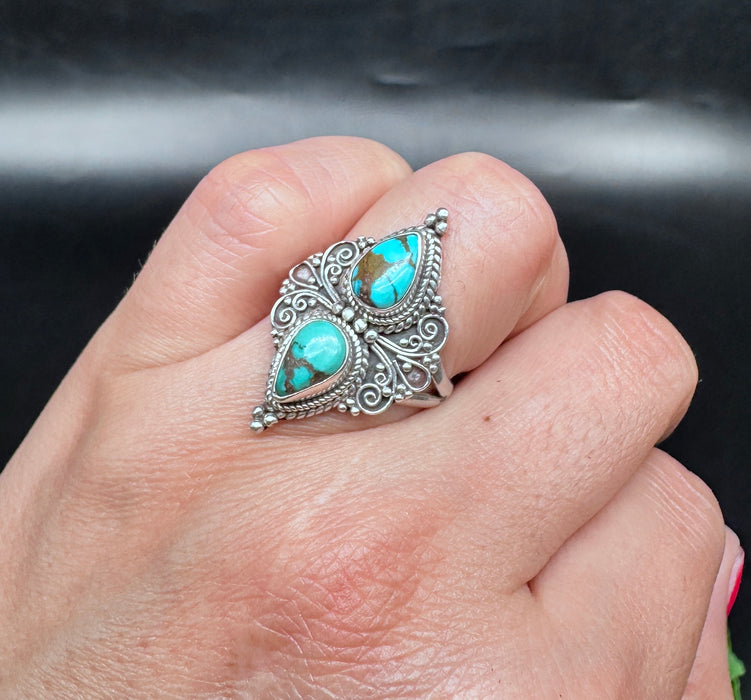 Tibetan Turquoise Ring