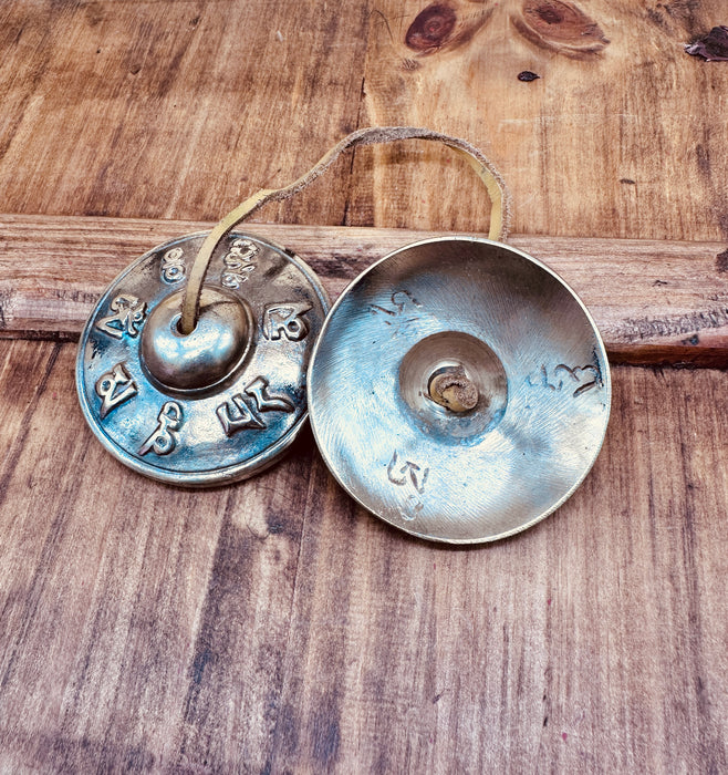 Tibetan Cymbals with Love and Compassion Prayer