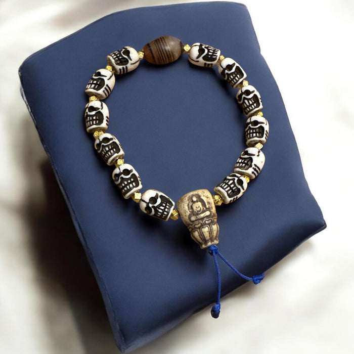 Braccialetto Teschio con Chung Dzi