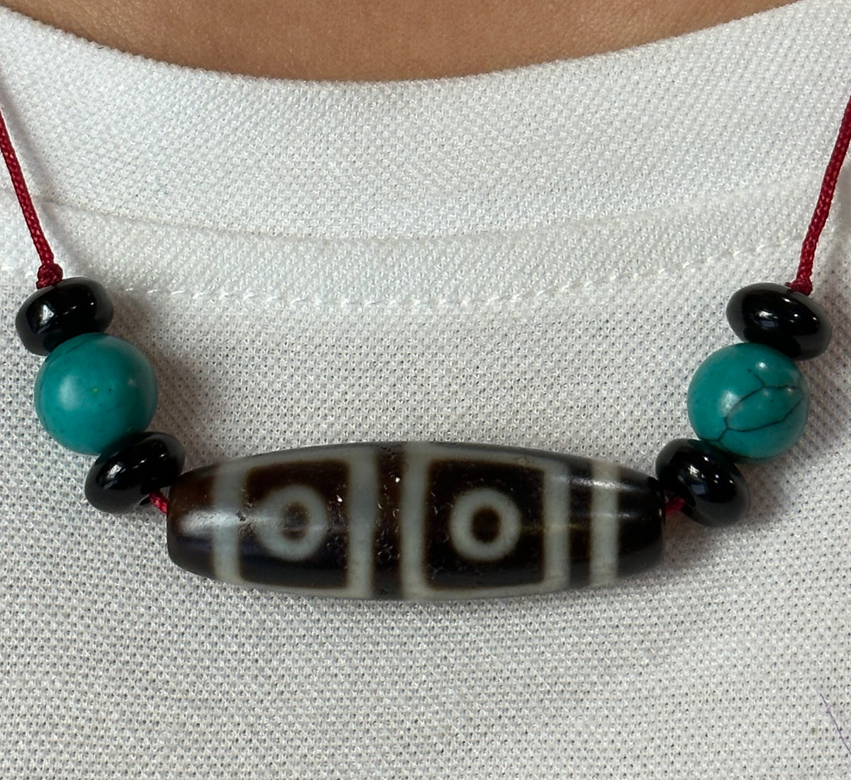 50 Tibet Argento Hamsa Mano Occhio Blu Kabbalah Buona Fortuna Pendenti Con Ciondoli - Foto 12