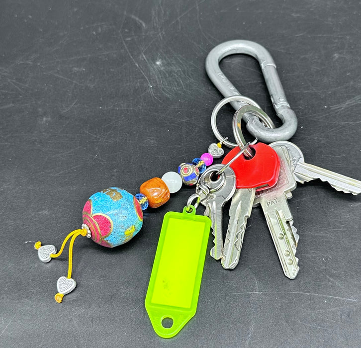 Porta chiavi Tibetano con cuore