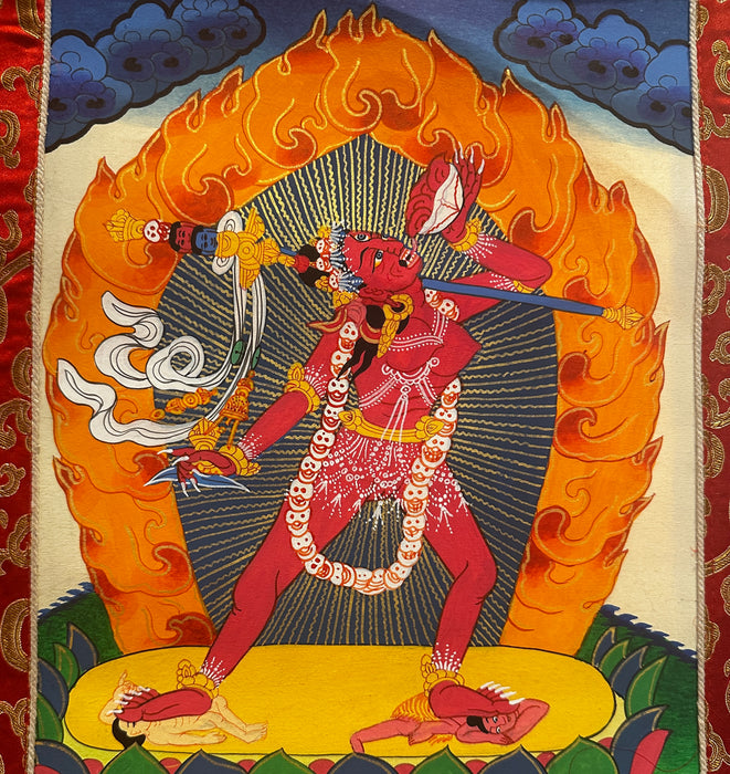 Thanka di Vajrayogani