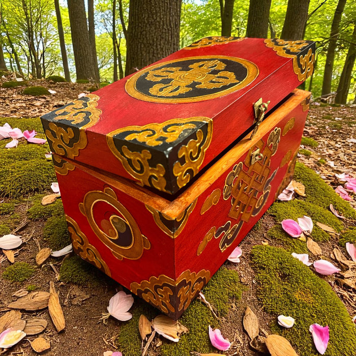 Baule a nota infinto e doppio vajra