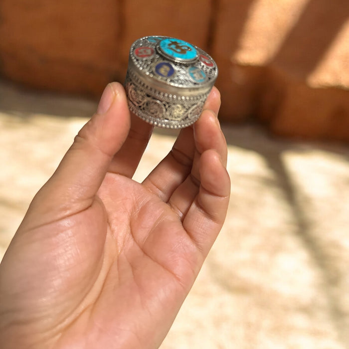 Scatola per gioielli tibetana