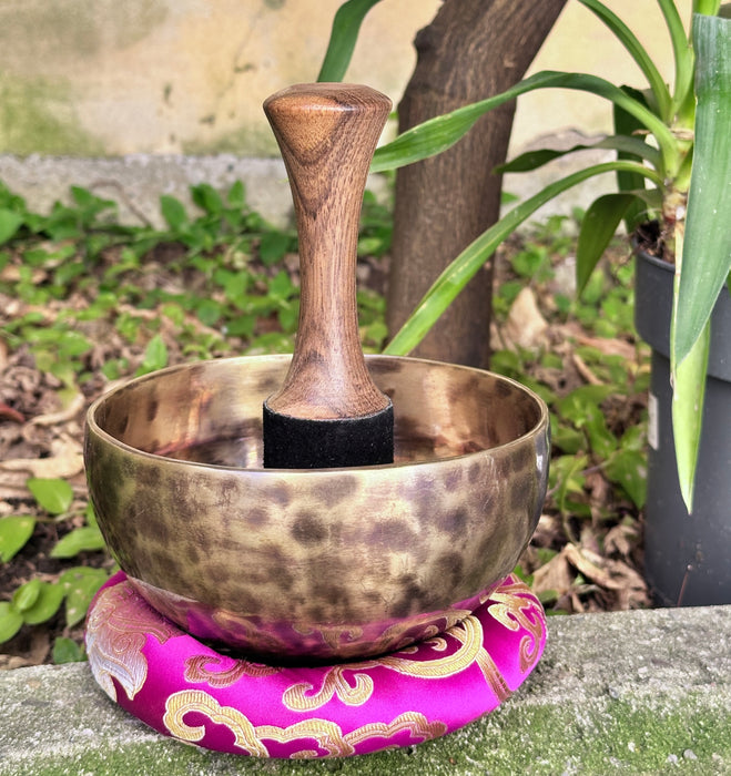Tibetan singing bowl note D# 315hz