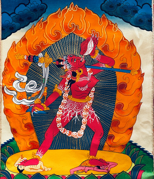 Thanka di Vajrayogani