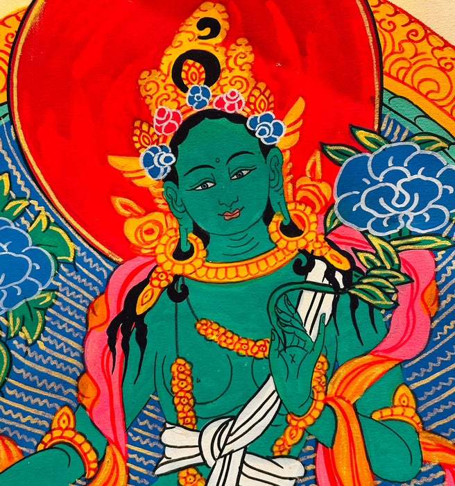 Thanka di Tara Verde