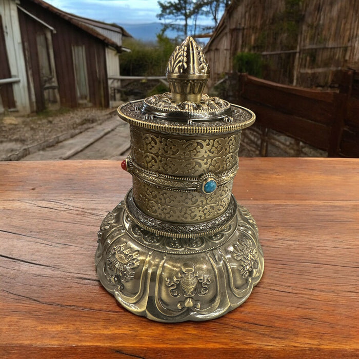 Ruota della preghiera a tavolo