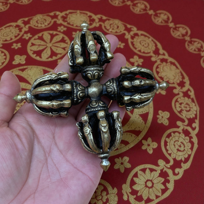 Doppio Vajra In bronzo