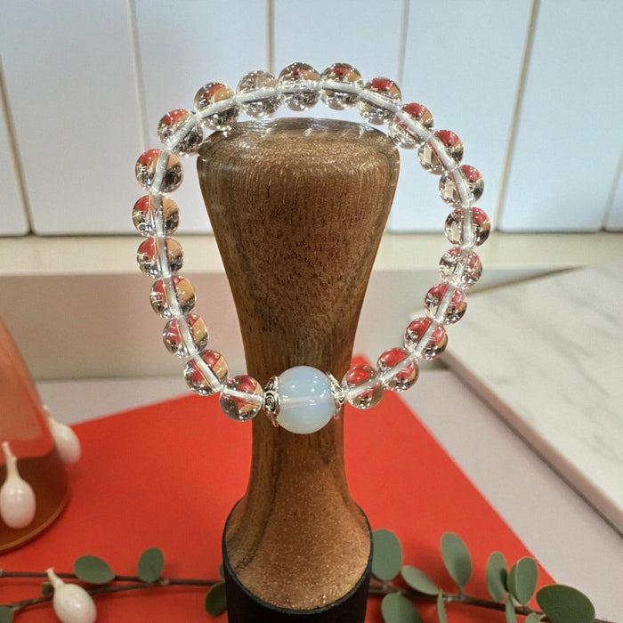 Bracciale di cristallo con Custodia di Seta