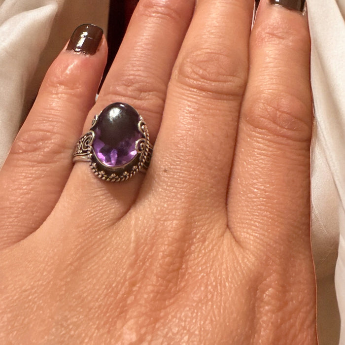 Anello ametista
