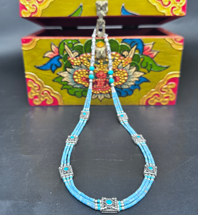 Mini collana con turchese