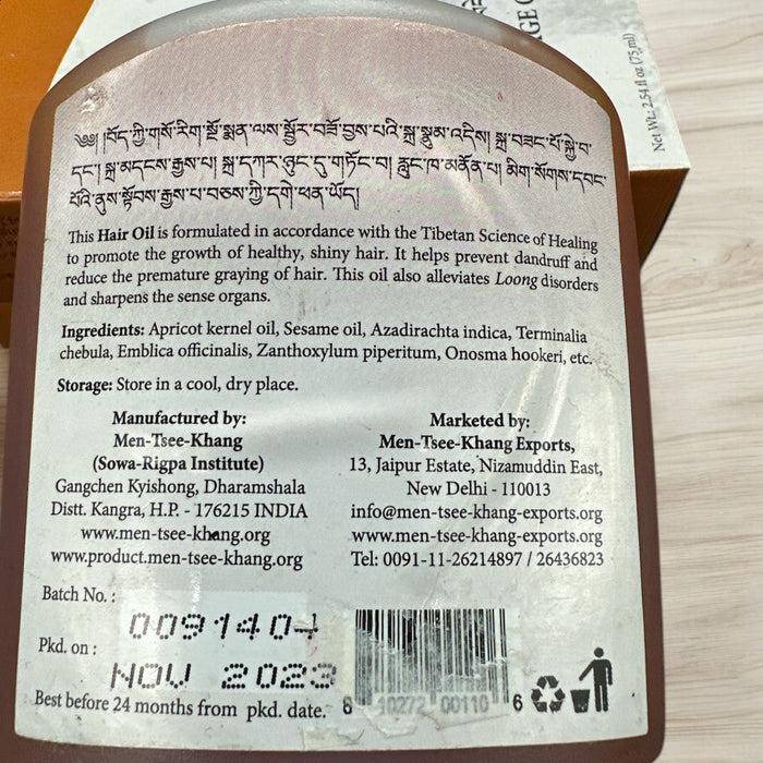 olio per capelli ayurvedico tibetano