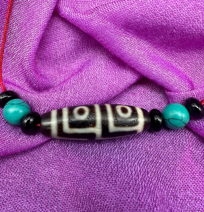 50 Tibet Argento Hamsa Mano Occhio Blu Kabbalah Buona Fortuna Pendenti Con Ciondoli - Foto 10