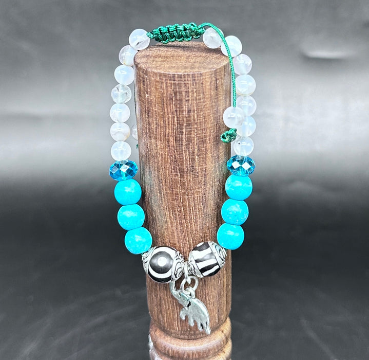 Braccialetto tibetano con elefante