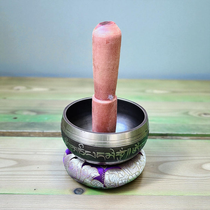 Campana tibetana con chakra della cuore nota La#4 940hz