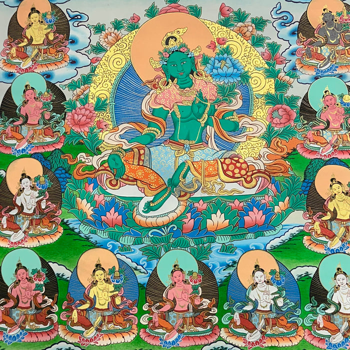 Thanka con 21 Tara