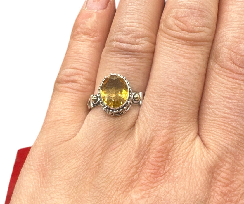 14K Oro Giallo Cuscino Citrino Scacchiera Diamante Ciondolo Cabochon 14K Oro Giallo Cuscino Citrino Scacchiera Diamante Ciondolo Cabochon